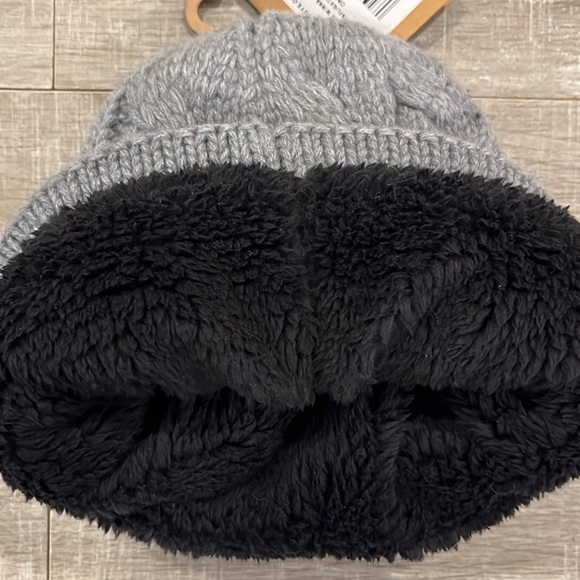 The North Face Cable Minna Beanie Grey - One Size NWT - Picture 5 of 5